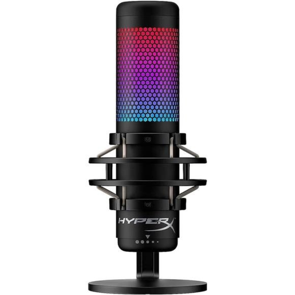 RGB USB Condenser Microphone with Shock Mount for Gaming, Streaming, Podcasts - Picture 1 of 6